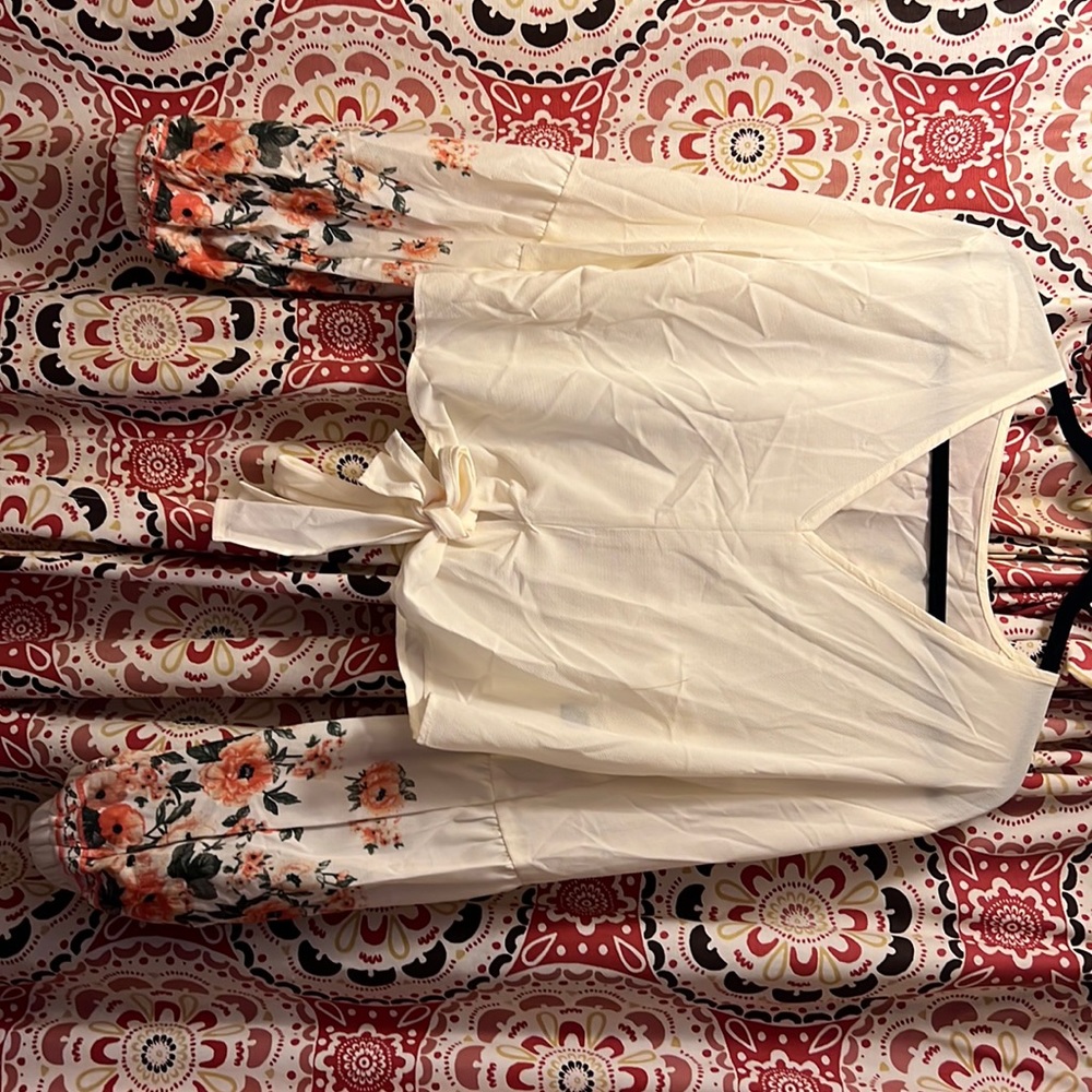 Flower crop top